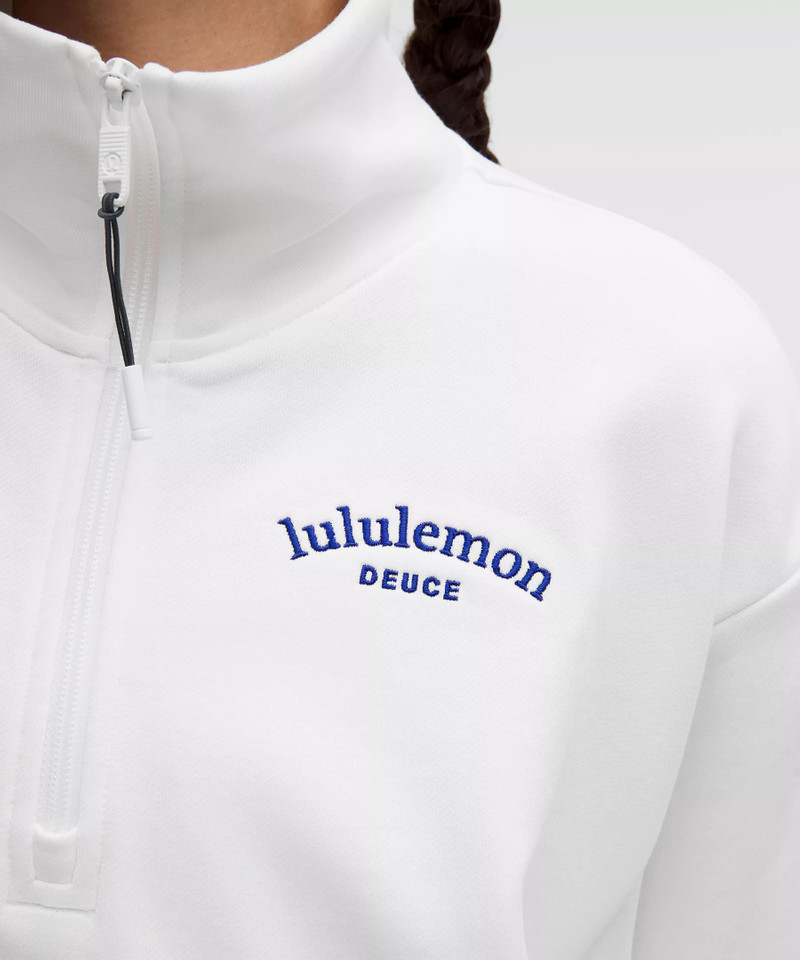 Cotton Terry Tennis Half Zip *Deuce 8