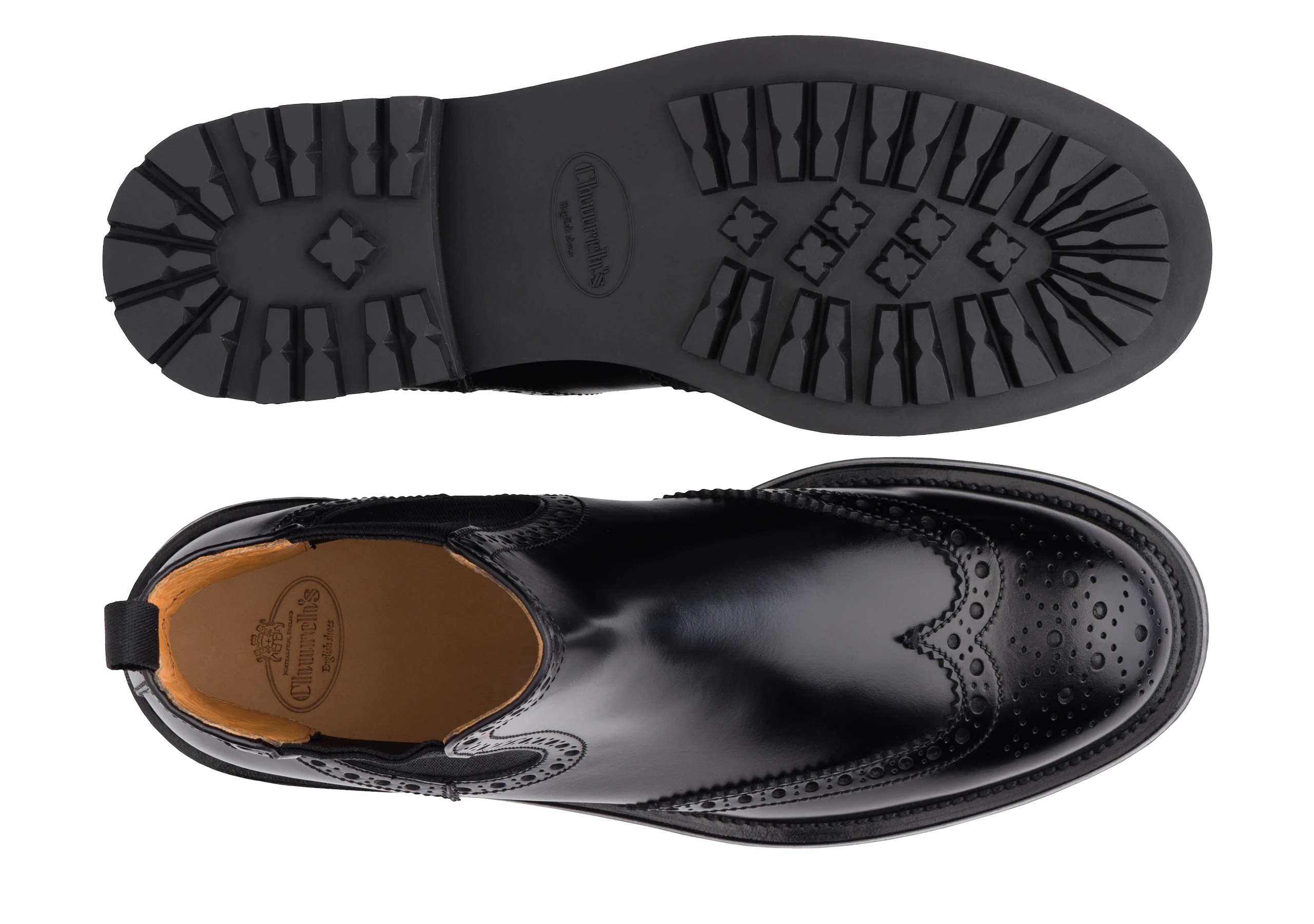 Aura 2
Rois Calf Chelsea Boot Brogue Black - 3