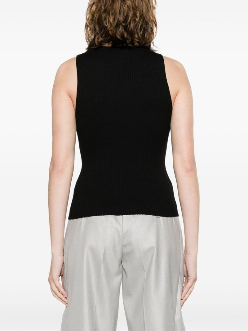 crew-neck ribbed tank top 4
