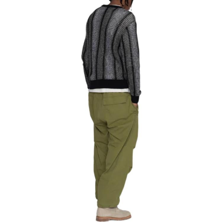 Stussy Baja Loose Gauge Sweater 'Grey' 117148 - 4
