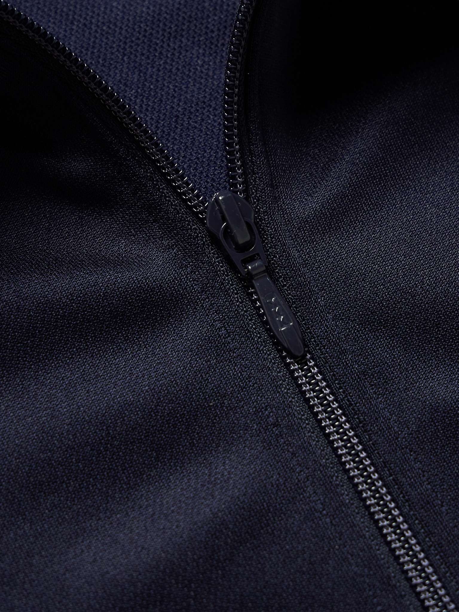 Logo-Embroidered Webbing-Trimmed Jersey Track Jacket - 5