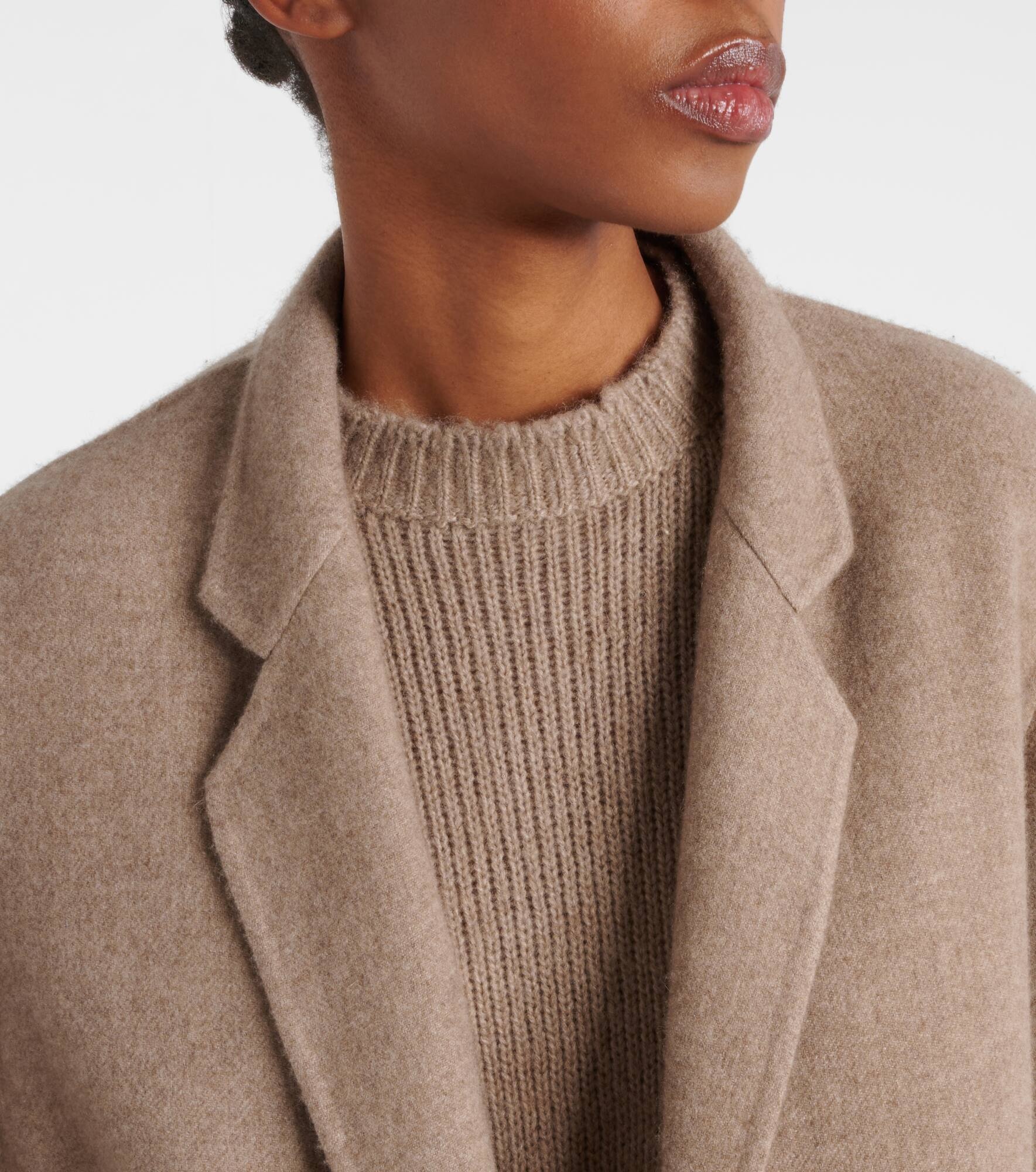 Fedra cashmere and cotton coat - 4