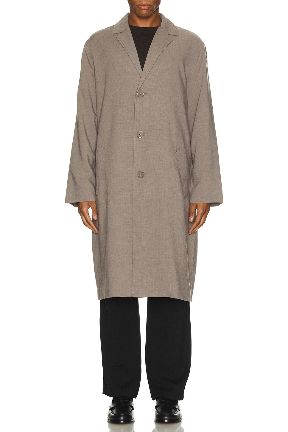 Daikanyama Wool Gabardine Coat - 3