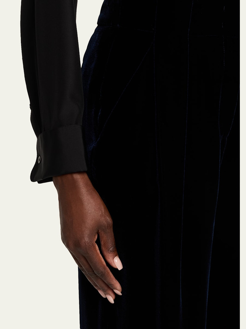 Relaxed Velvet Trousers 5