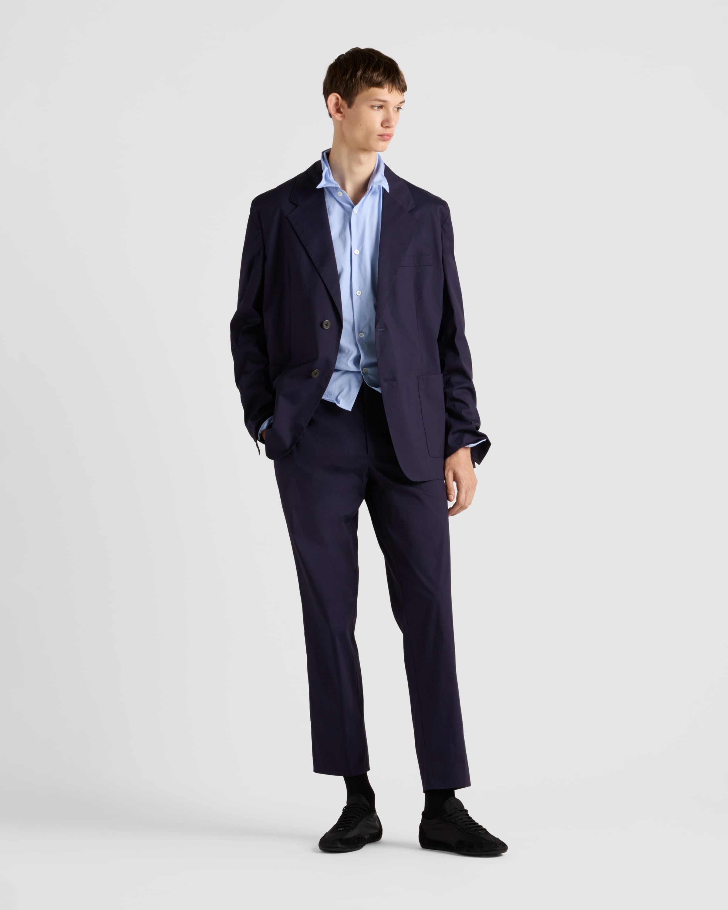 Stretch poplin pants - 2