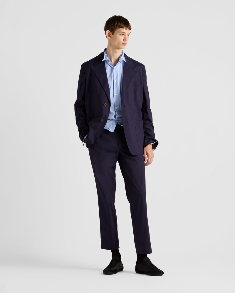 Prada Stretch poplin pants outlook