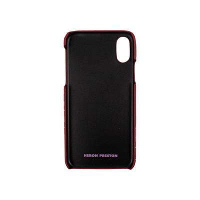 Heron Preston Heron Preston Logo Tape Design iPhone X Phone Case 'Red' outlook