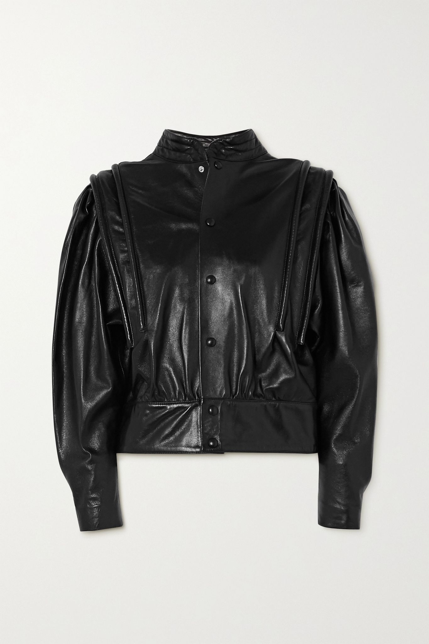 Lars leather blouse - 1