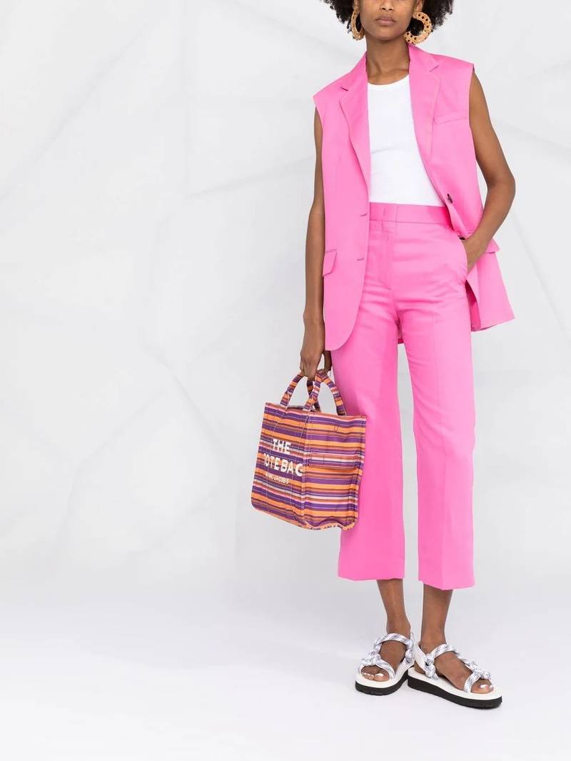 MSGM cropped tailored trousers outlook