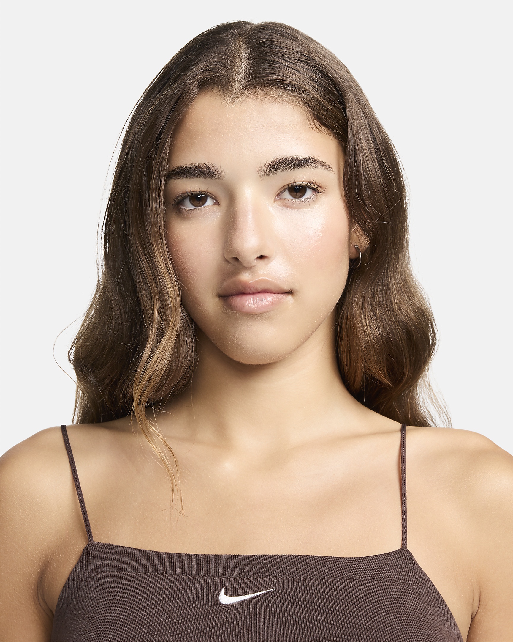 Women's Nike Sportswear Chill Knit Tight Mini-Rib Cami Dress - 3