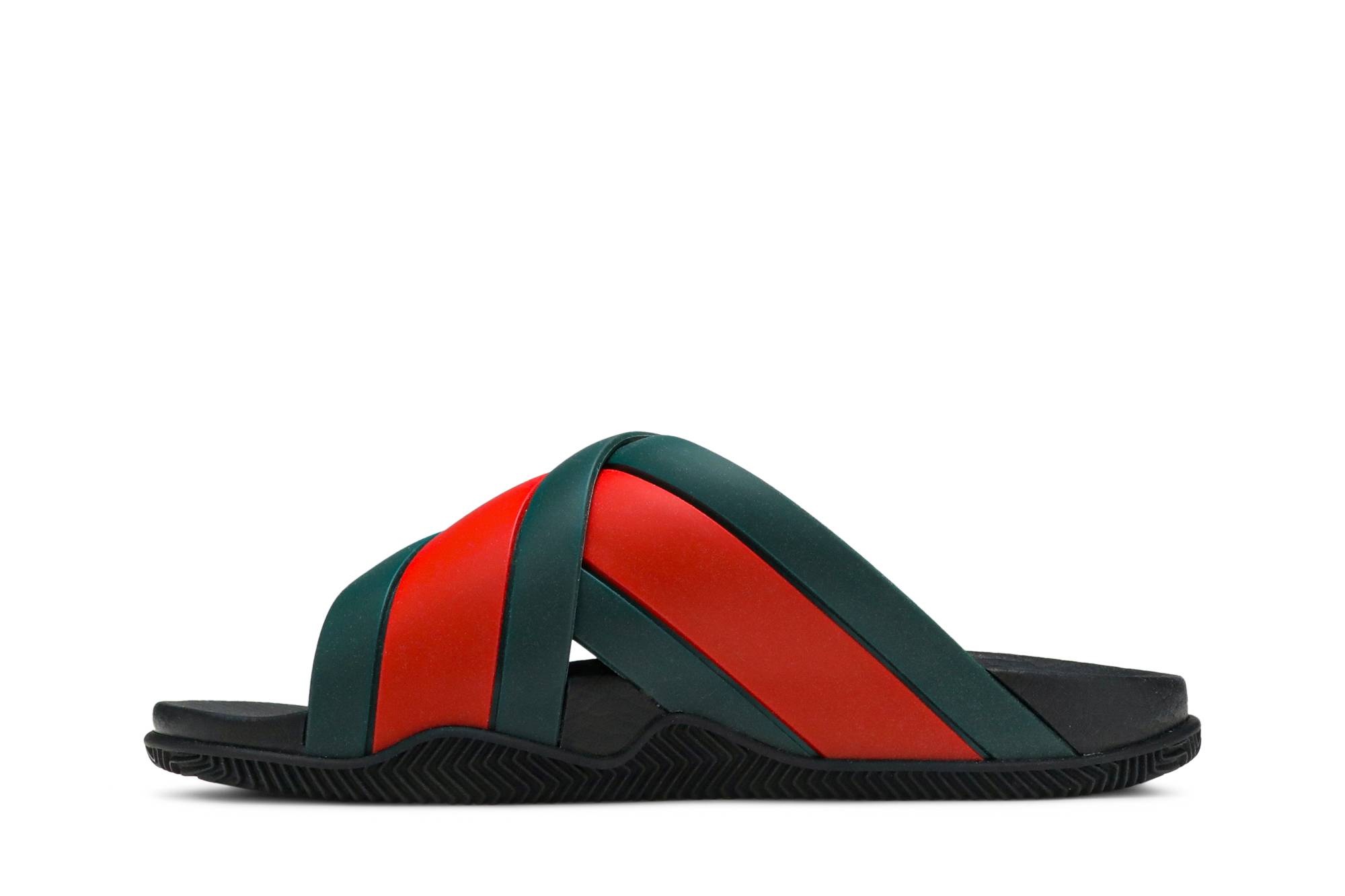 Gucci Rubber Slide 'Green Red' - 2