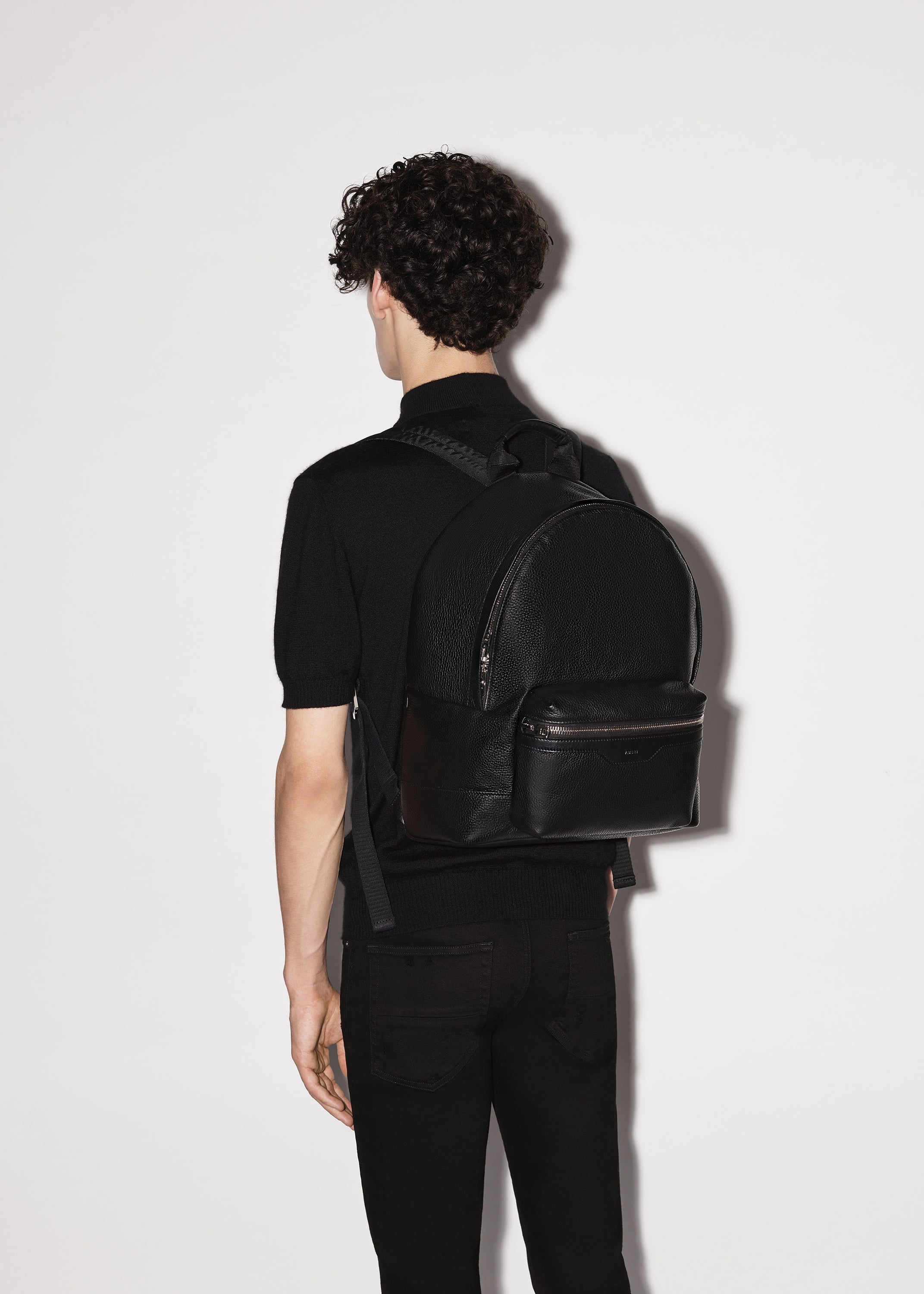 PEBBLED NAPPA BACKPACK - 7