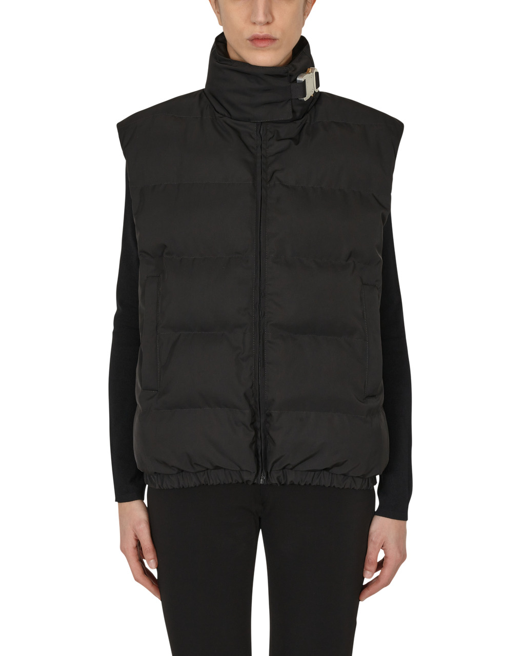 BUCKLE PUFFER VEST -  X - 6