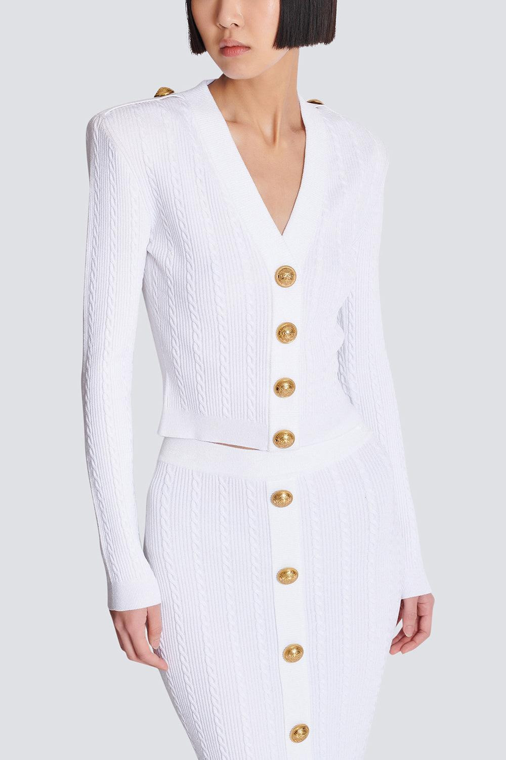 Four Button Cardigan - 4