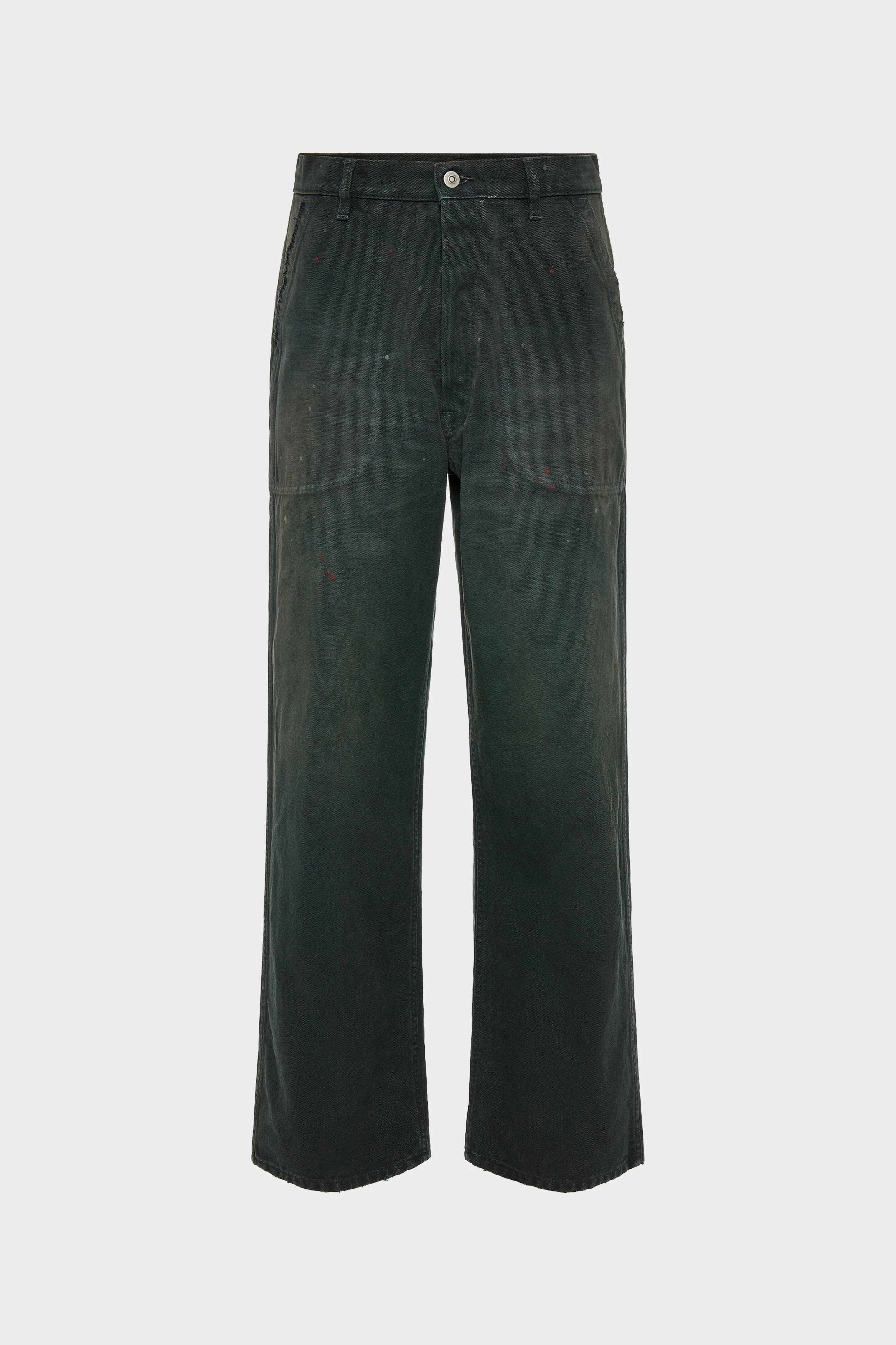 Double-Dyed Workwear Trousers - 1