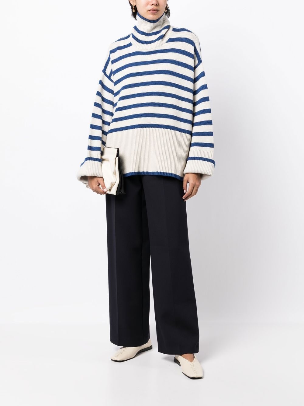pocket-point wide-leg trousers - 2