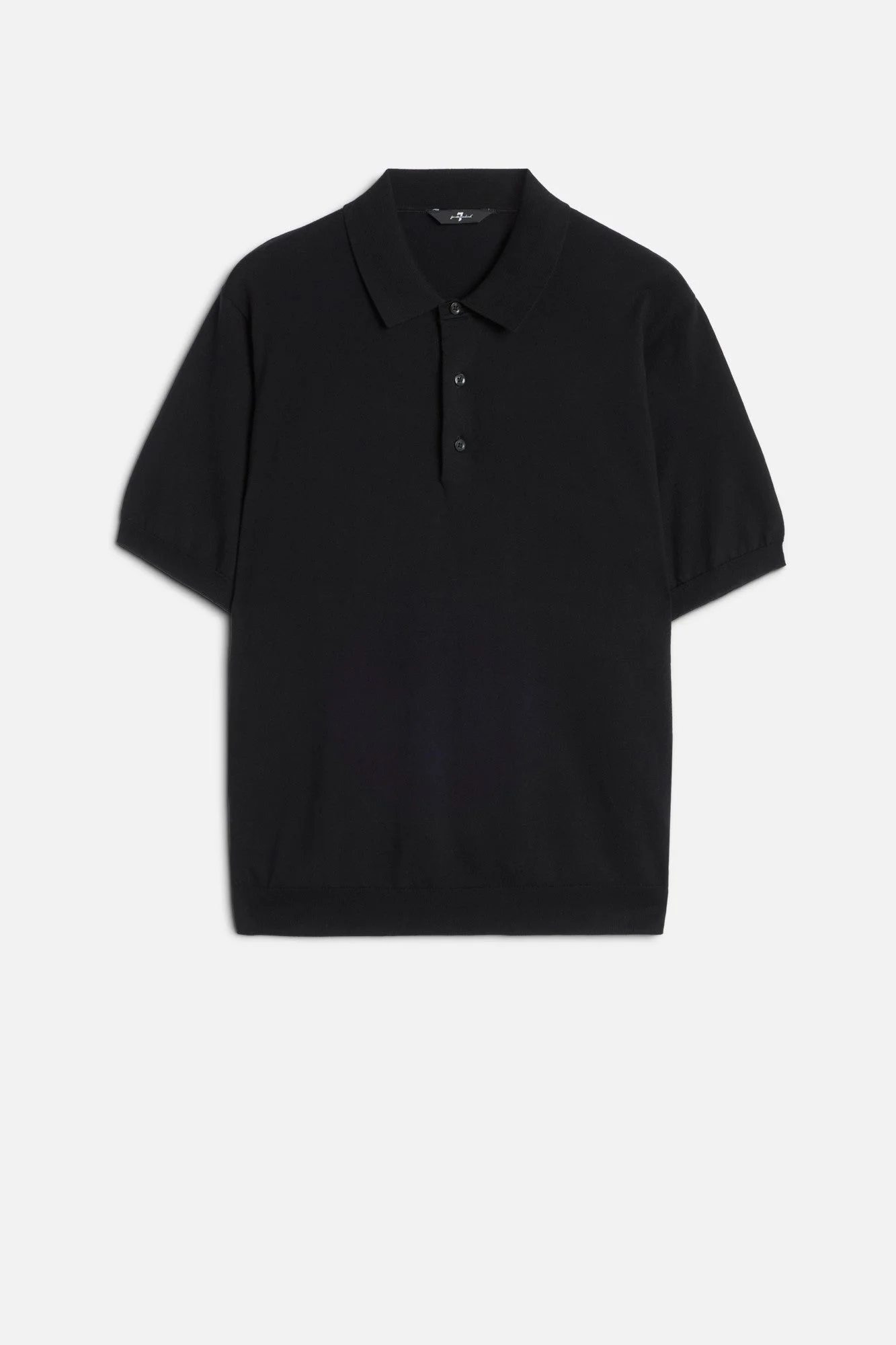 SHORT SLEEVE POLO SWEATER - 1