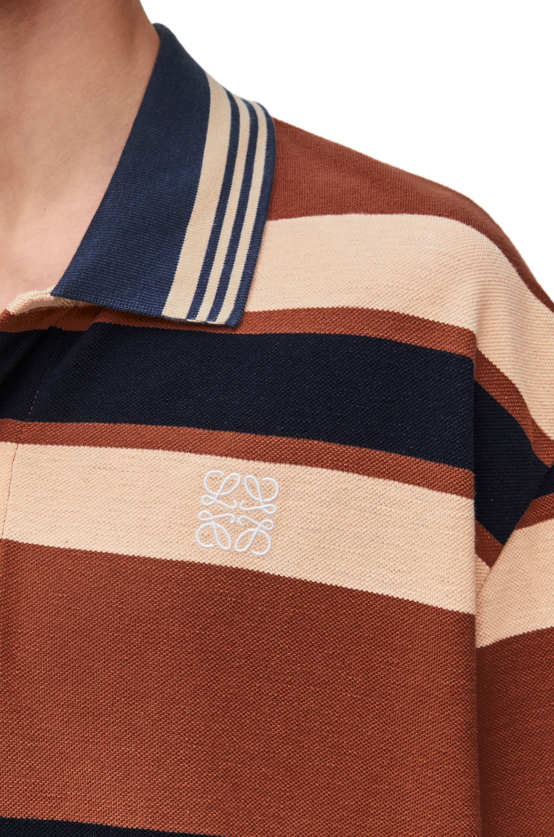 Oversized fit Polo in cotton and linen - 5