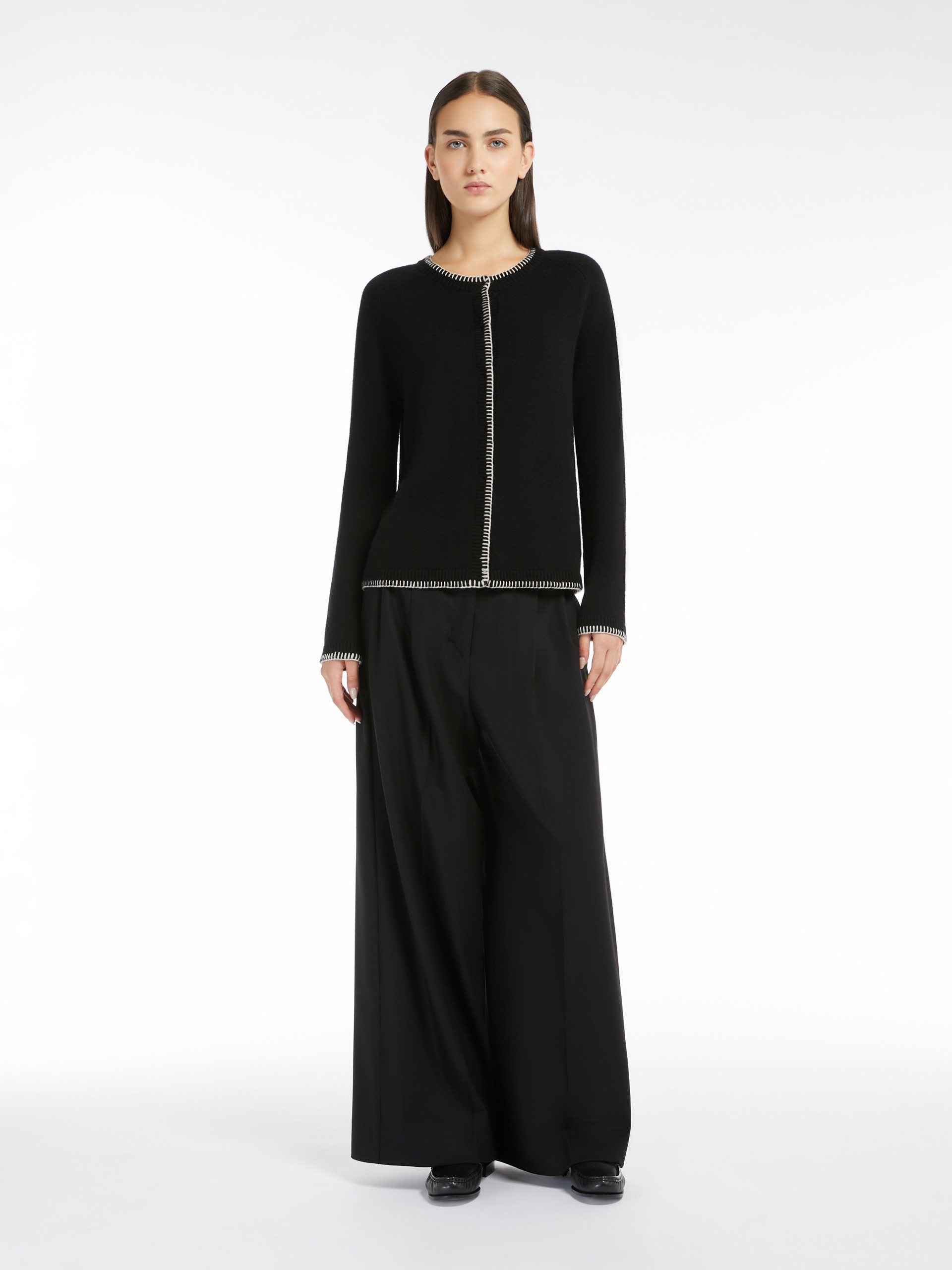 CARMEN Flannel wide-leg trousers - 2