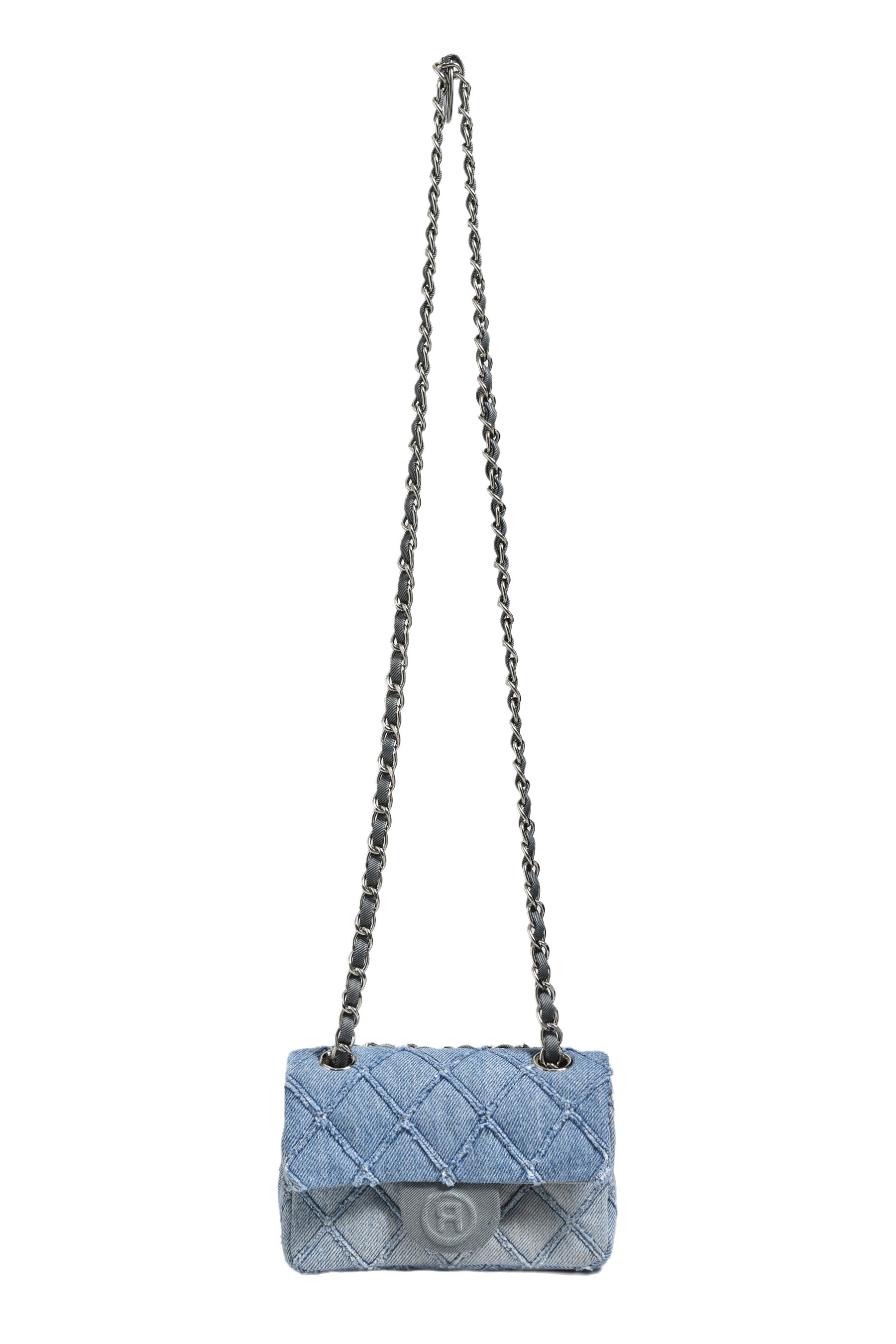 Readymade RHOMBUS DENIM CHAIN BAG NANO / BLU | nubiantokyo