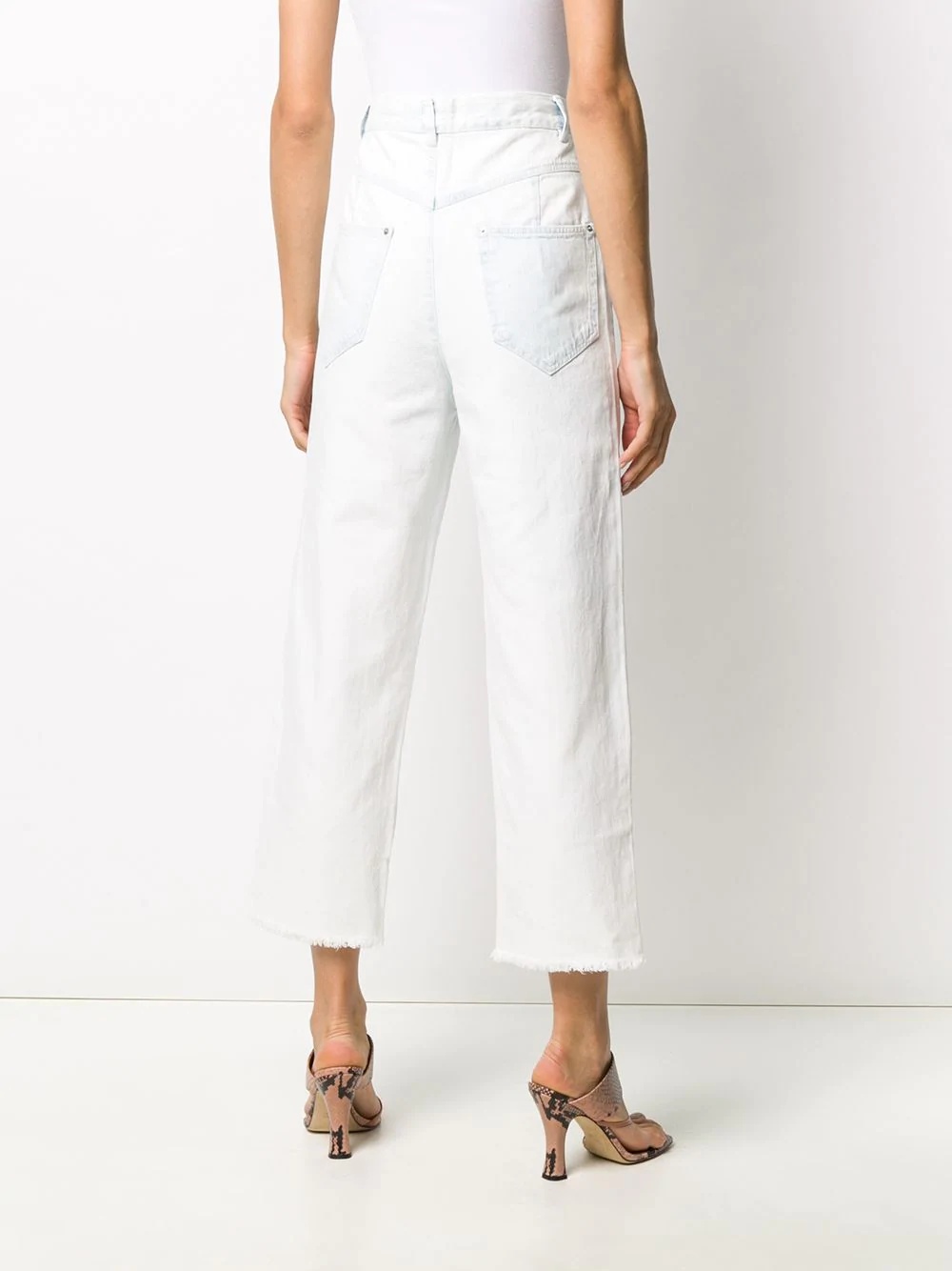 high-rise cropped jeans - 4