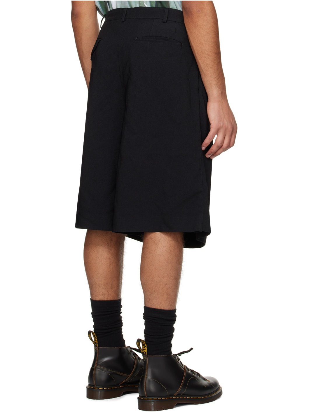 Black Layered Shorts - 3