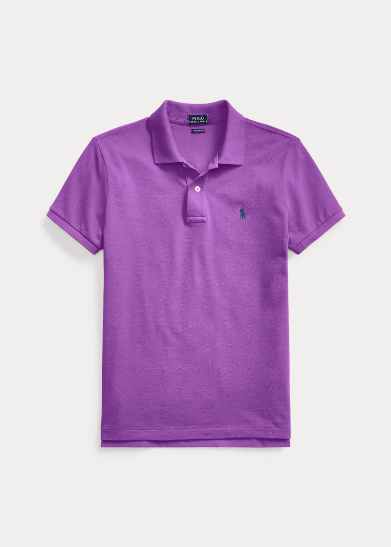 The Iconic Classic Fit Mesh Polo Shirt 1