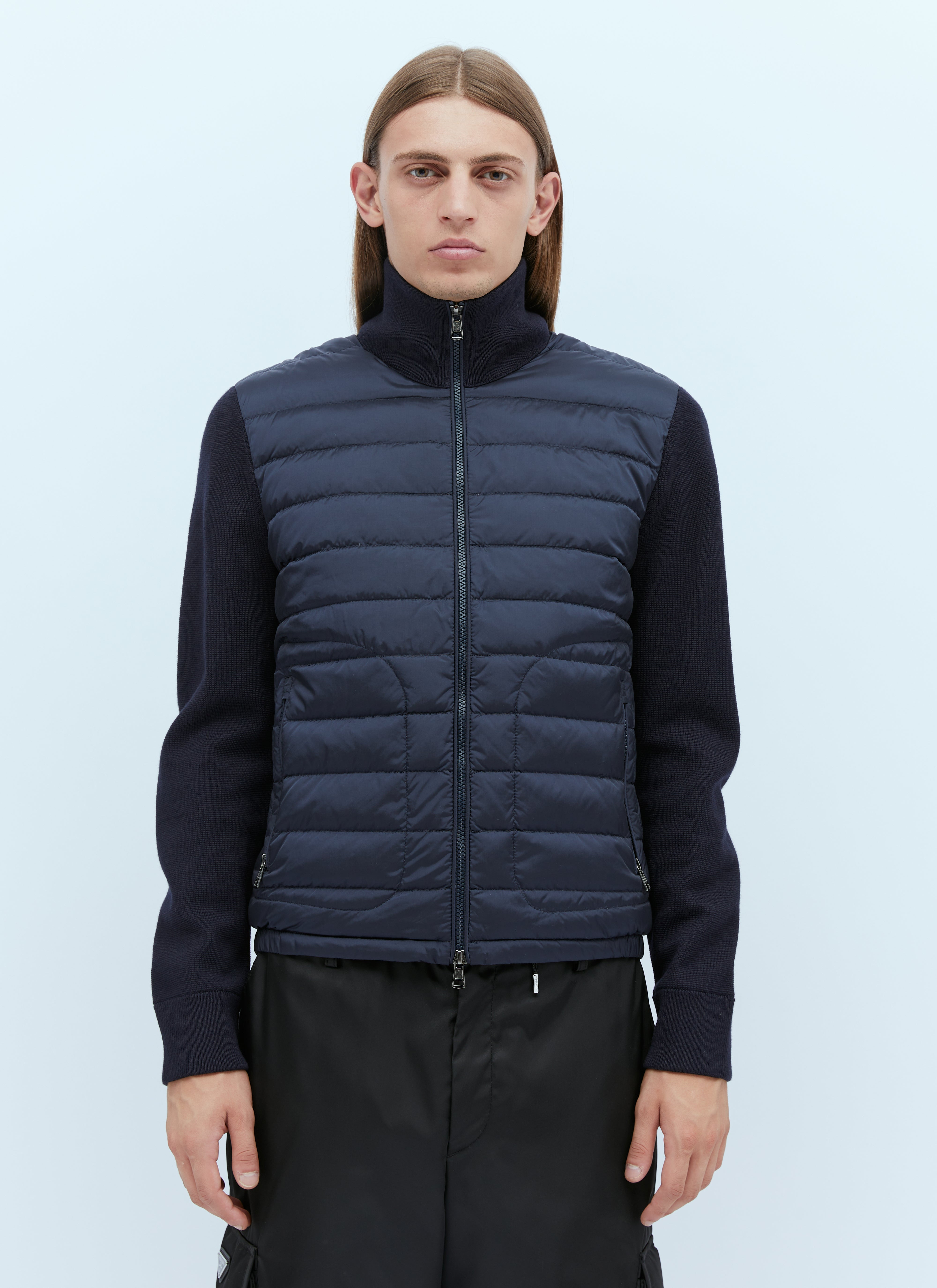 Moncler Men Logo Patch Zip-Up Cardigan - 2