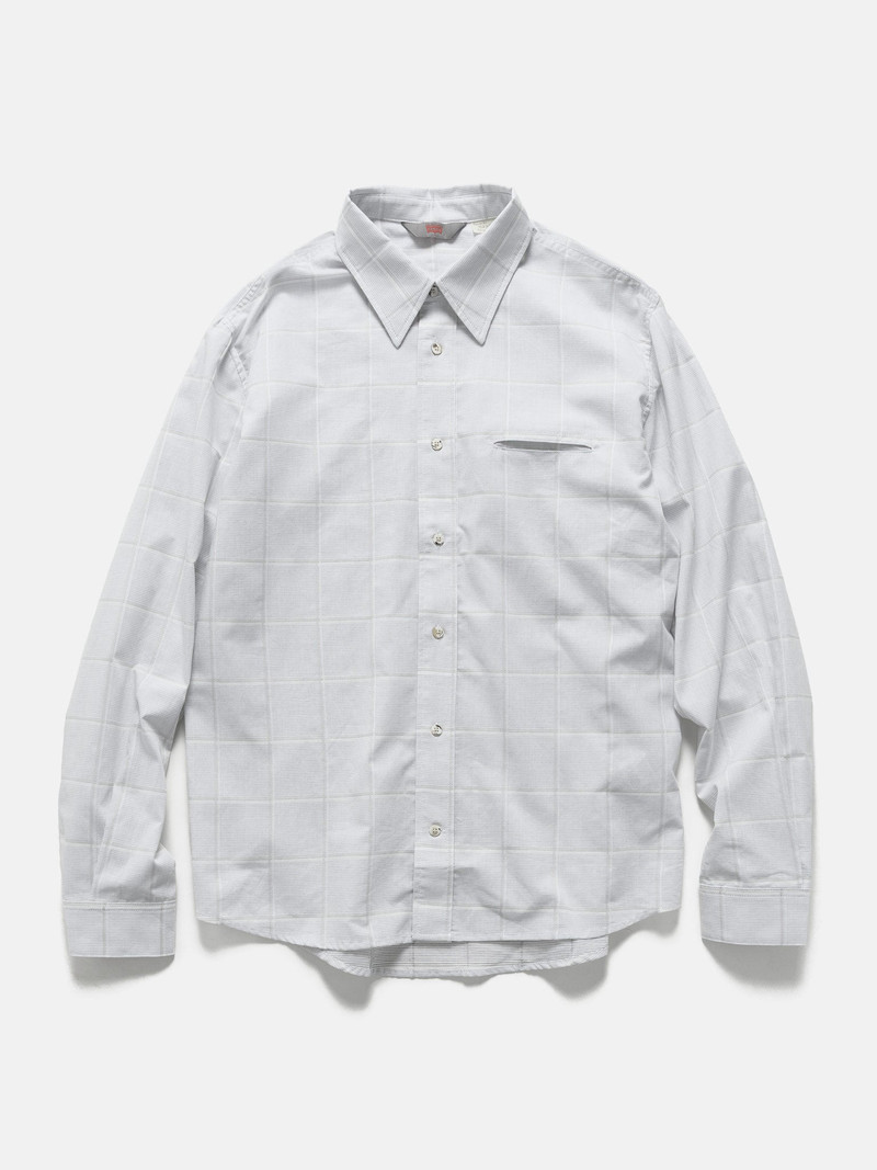 x Kiko Kostadinov Long Sleeve Shirt Lt. Grey Plaid 1