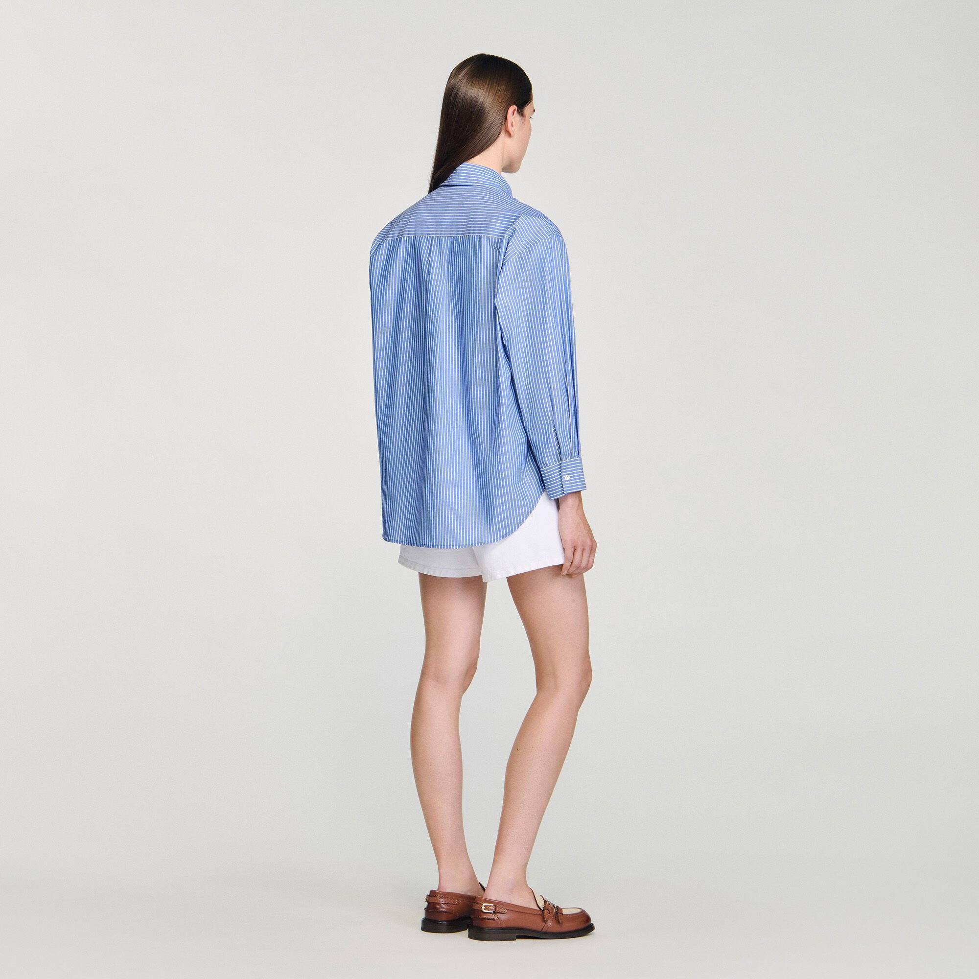 OVERSIZED BOW SHIRT - 5