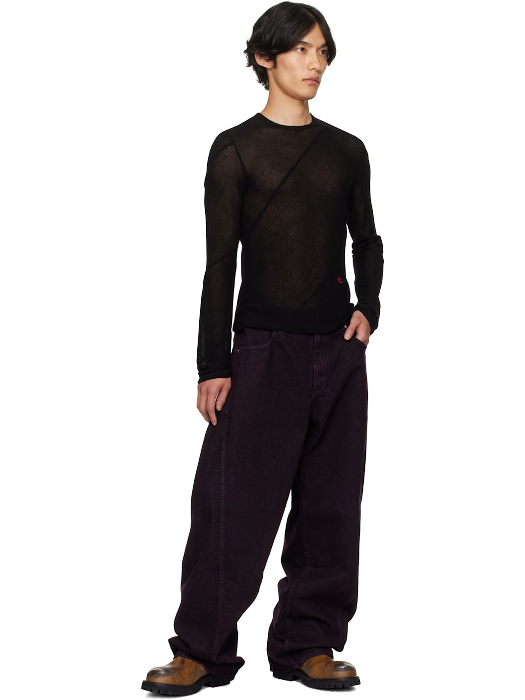 Purple Bend Jeans - 4