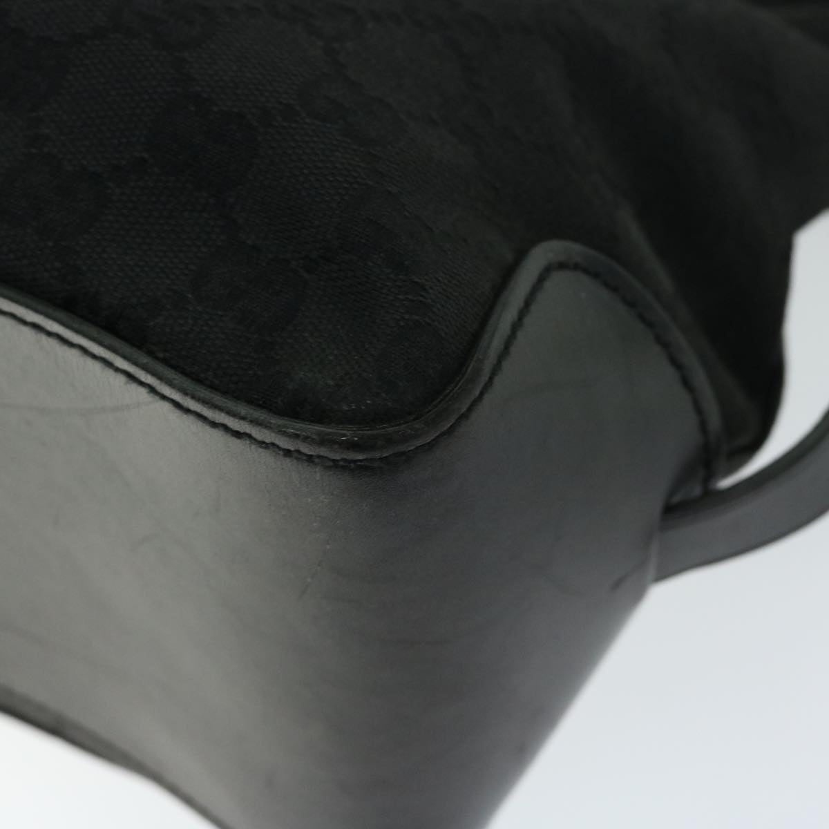 GUCCI GG Canvas Hand Bag Black - 12