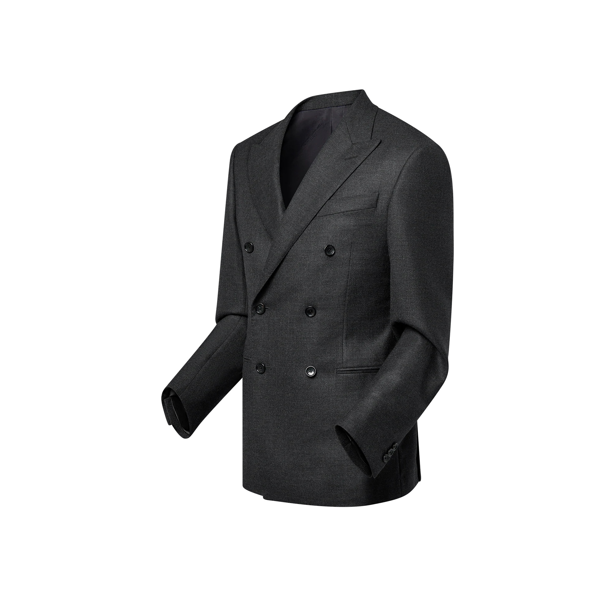 Double-Breasted Cashmere And Wool Blend Pont Neuf Jacket - 2