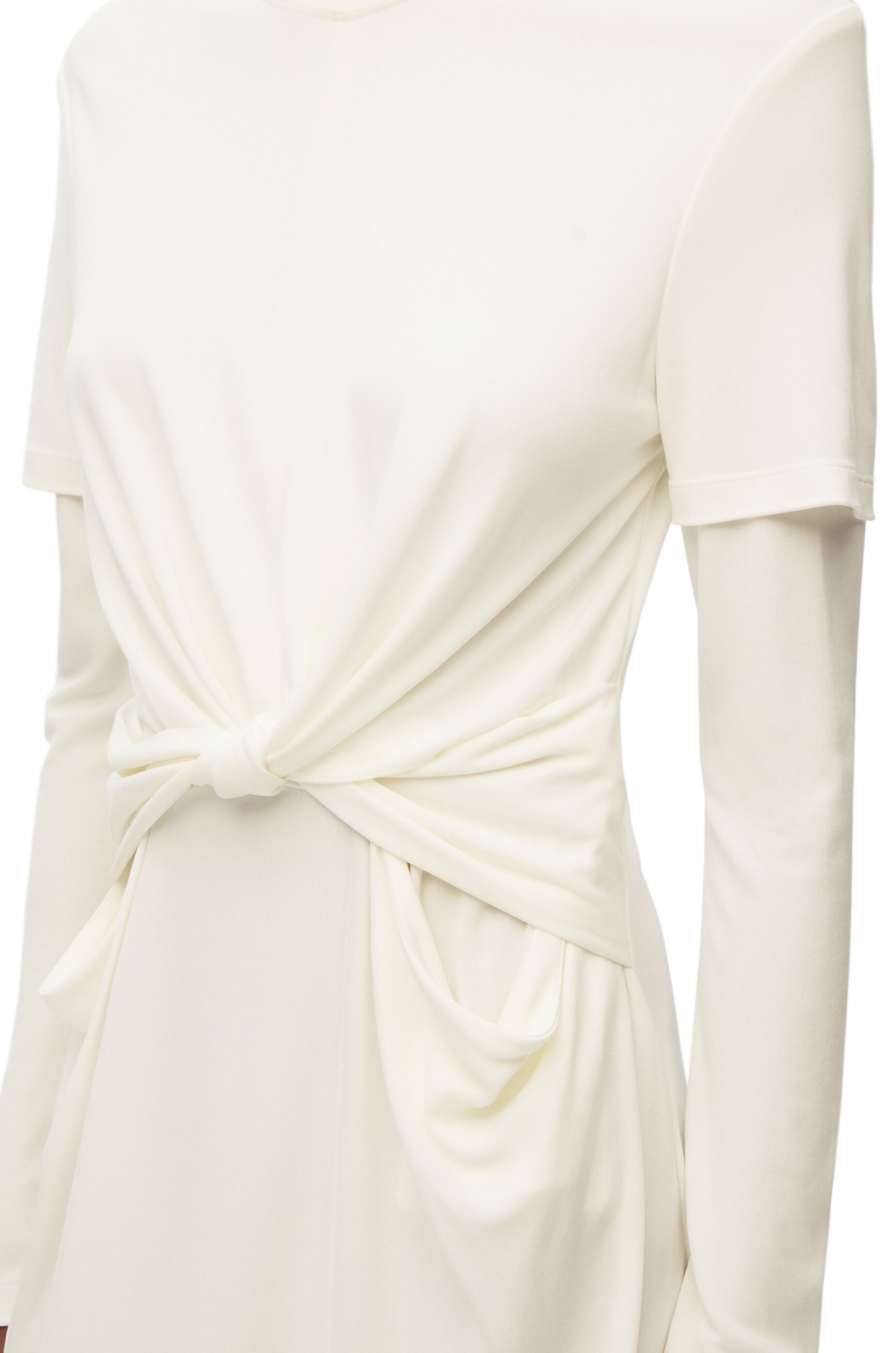 Draped dress in crepe jersey - 4