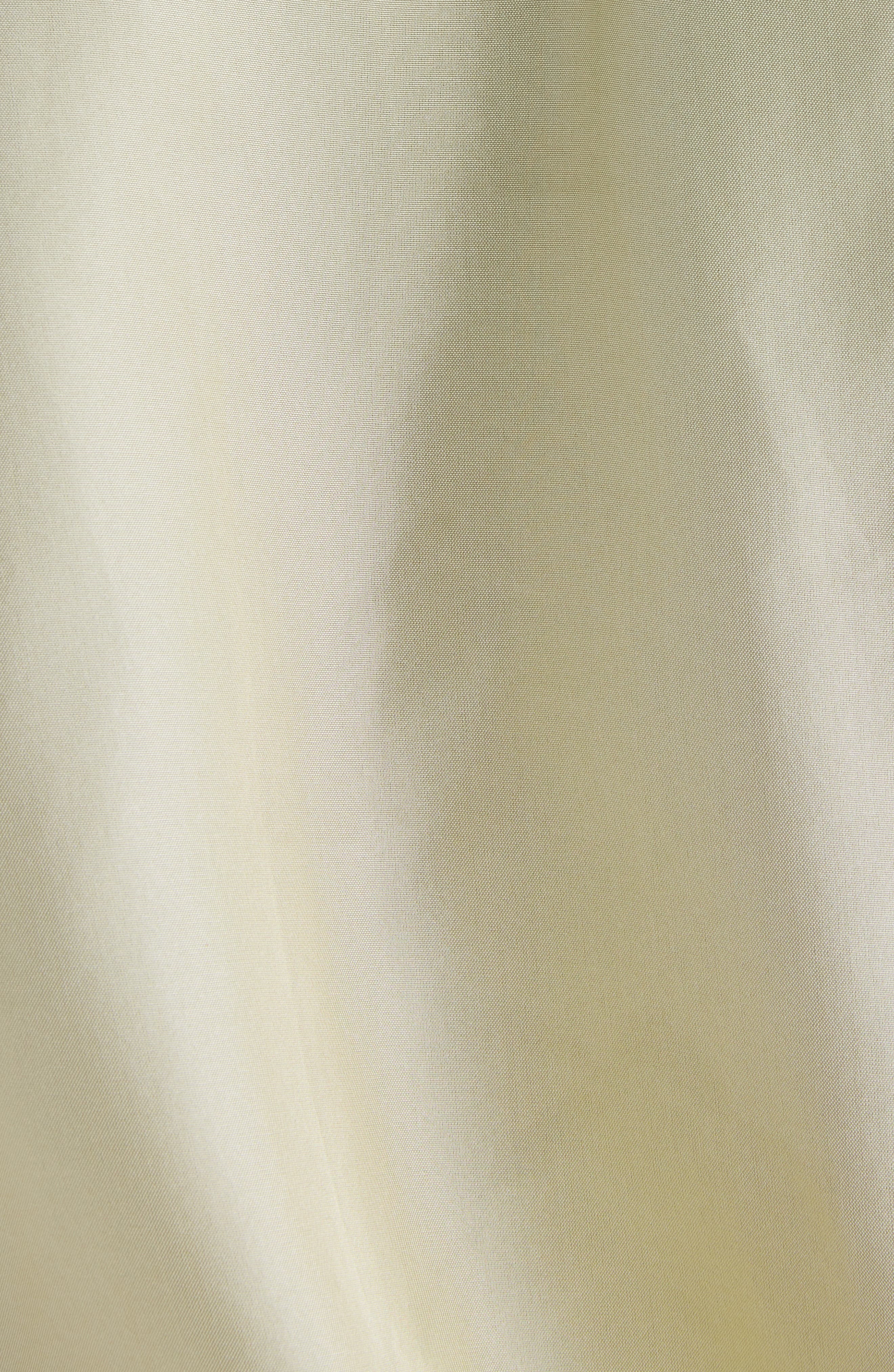 Chloé Draped Crop Top in Powder Yellow at Nordstrom - 7