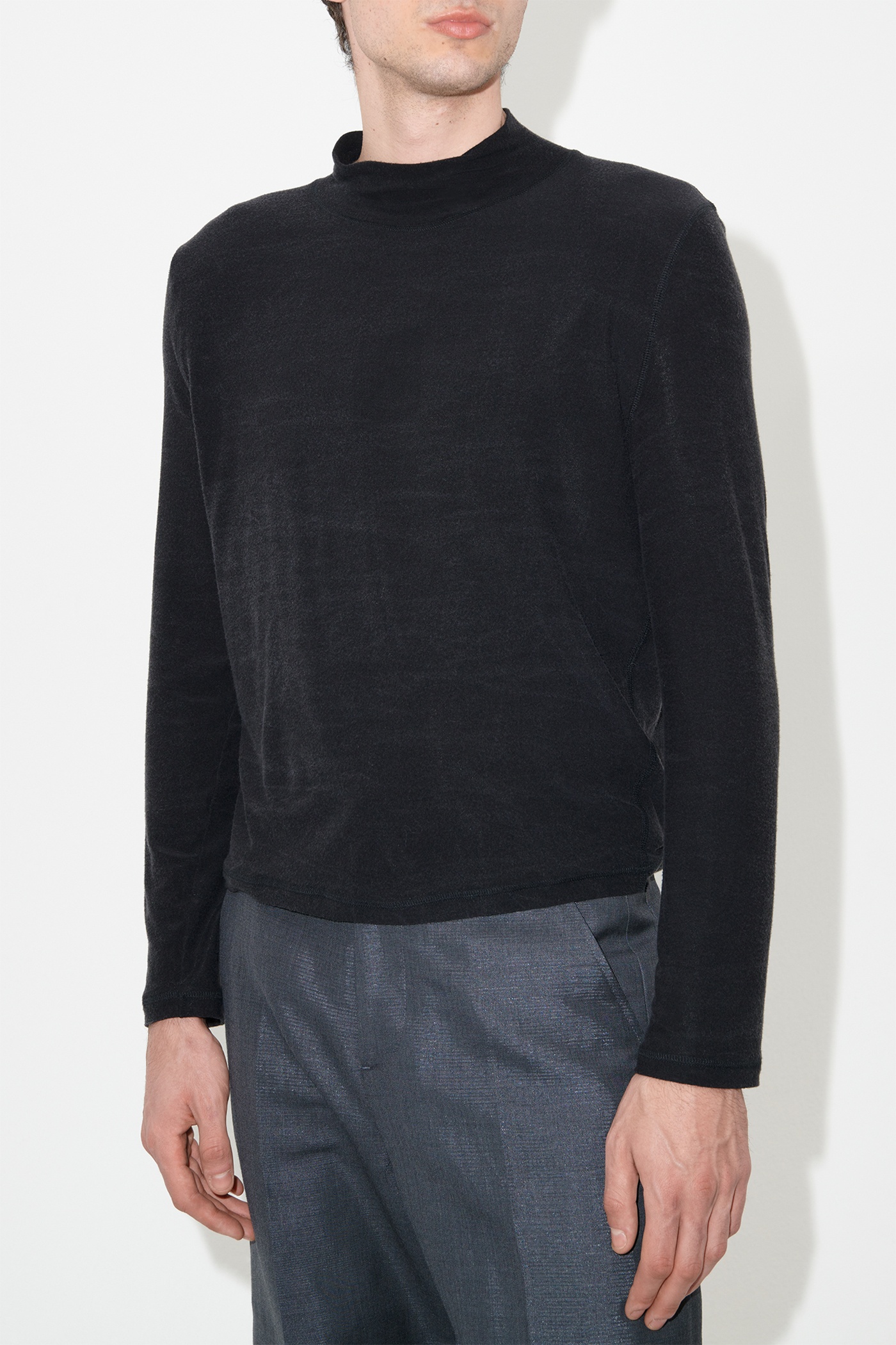 Artist Polo Black Antiqued Cotton - 4