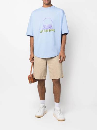 JACQUEMUS logo-print short-sleeved T-shirt outlook