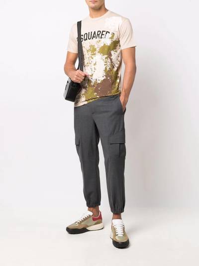 DSQUARED2 paint-splatter T-shirt outlook