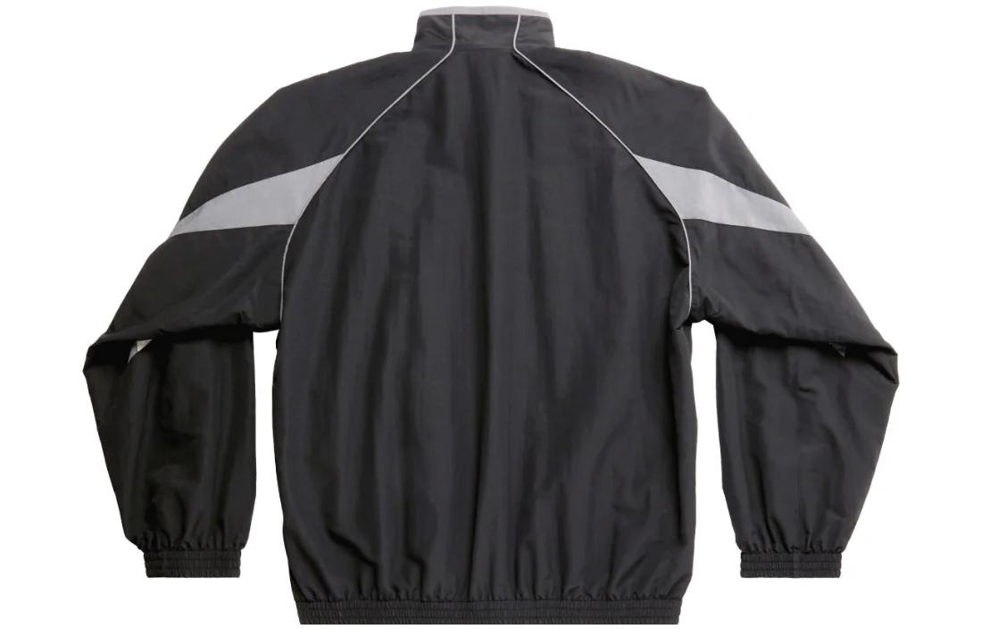 Balenciaga 3B Sports Icon Medium Fit Tracksuit Jacket 'Black' 746483TOO481000 - 2