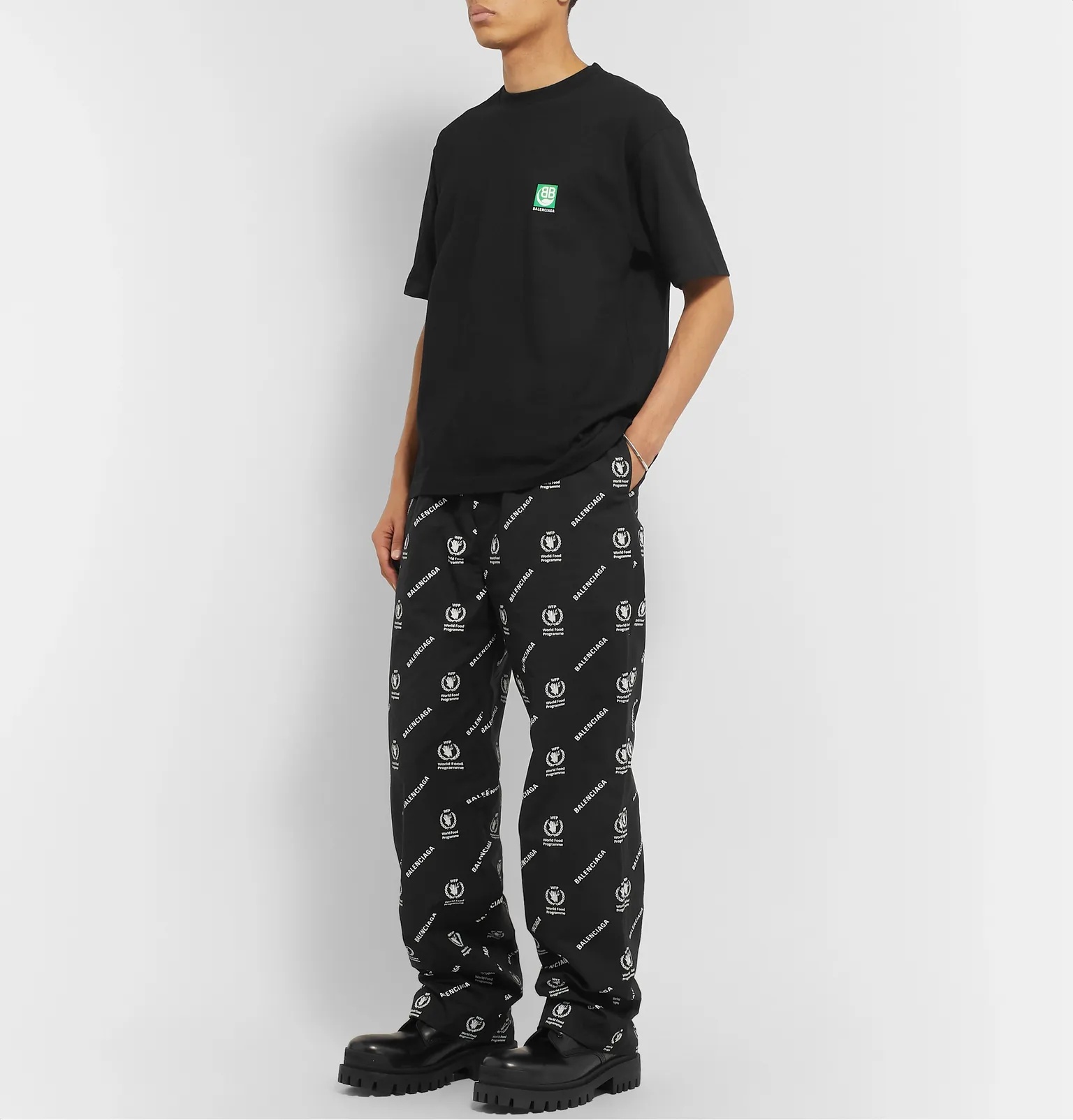 + World Food Programme Logo-Print Cotton-Poplin Trousers - 2