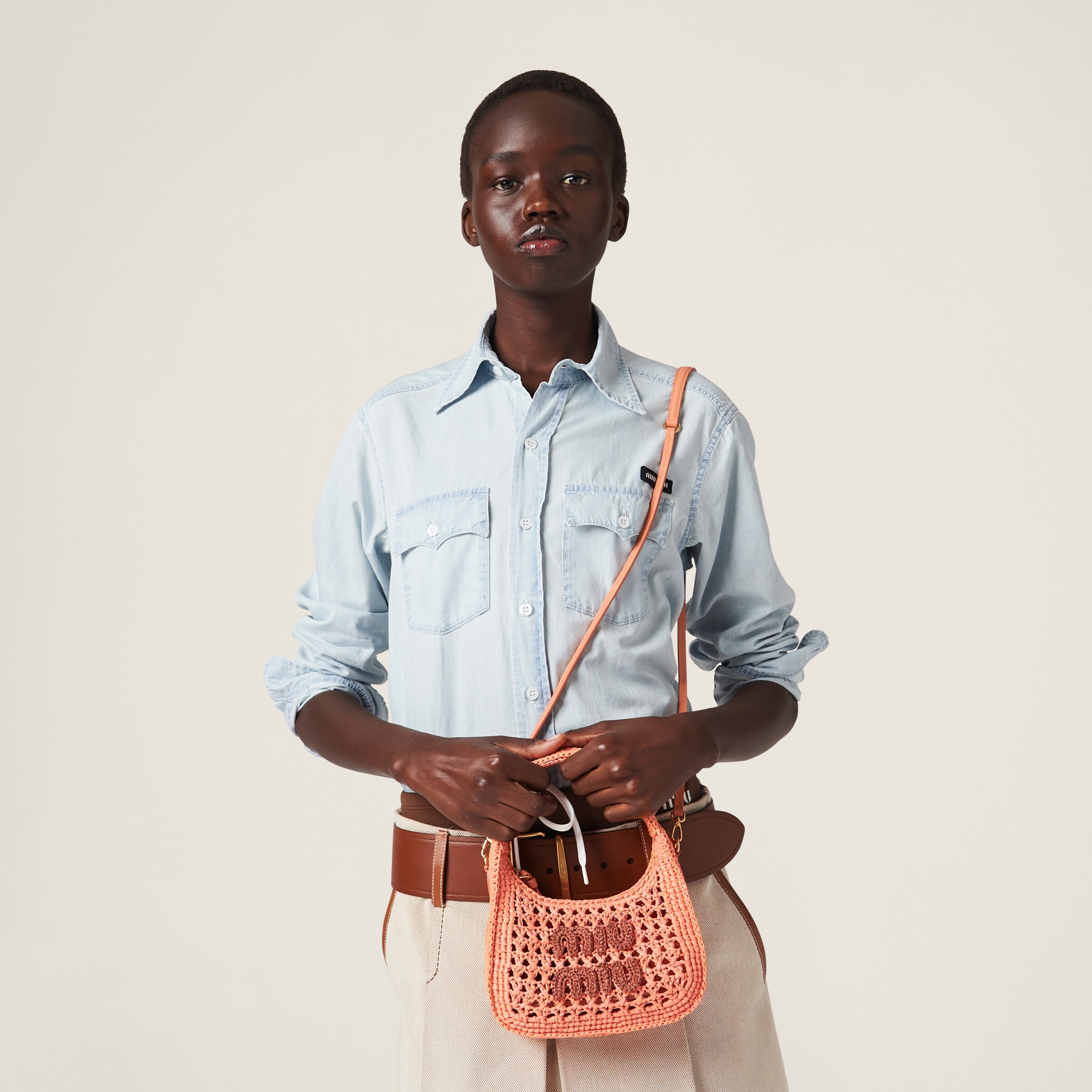 Wander woven fabric hobo bag - 8