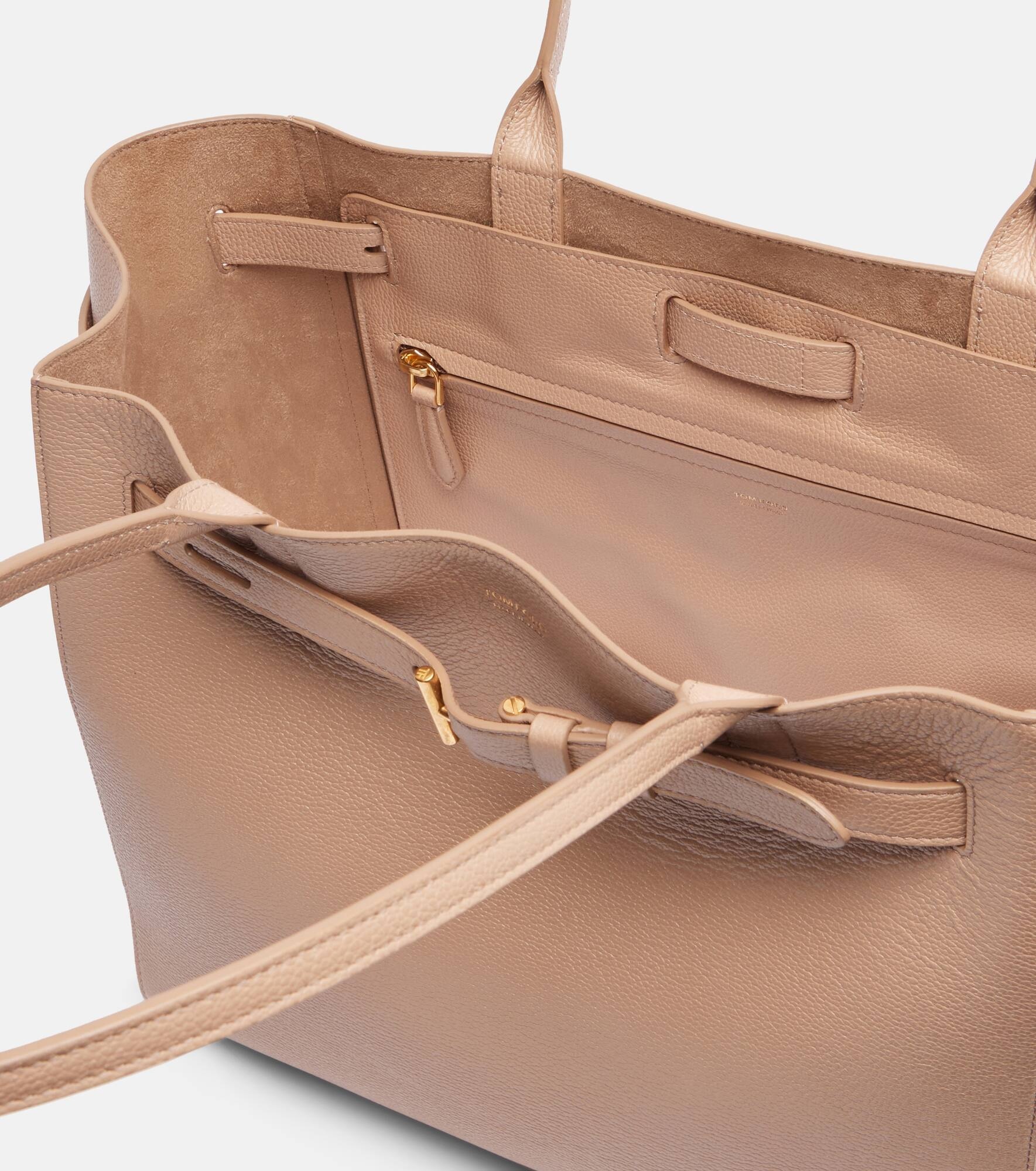 Audrey Medium leather tote bag - 3