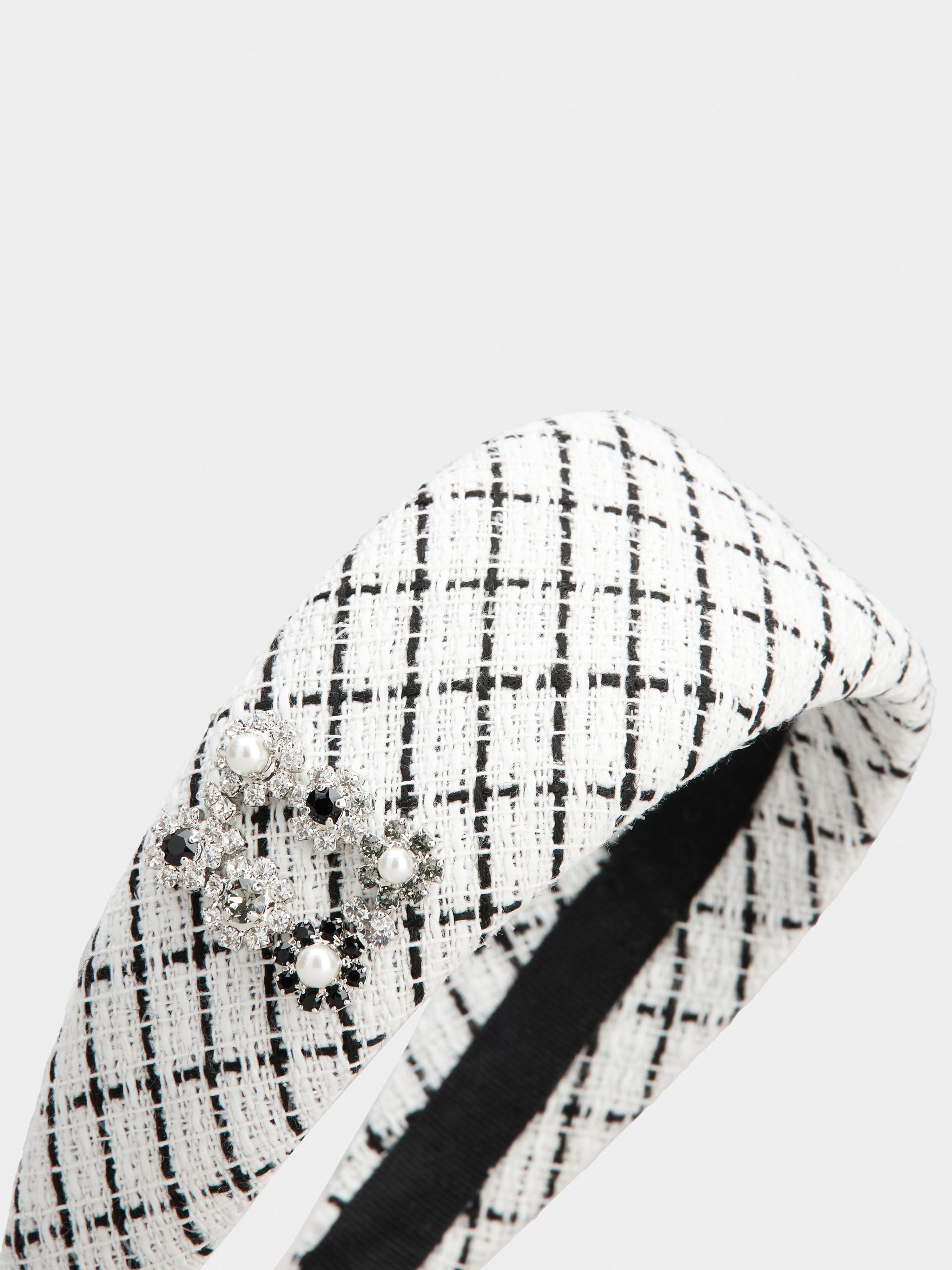 Efflorescence Hairband in tweed - 2