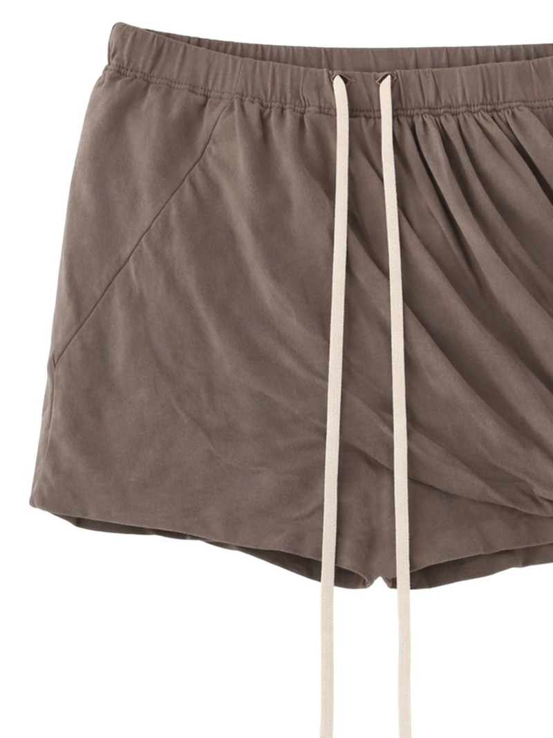 Rick Owens DRKSHDW Buds draped-detail shorts outlook