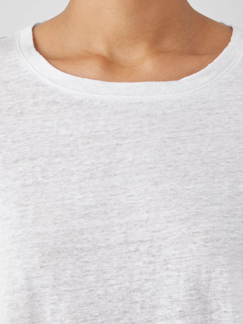 Organic Linen Jersey Crew Neck Tee 5