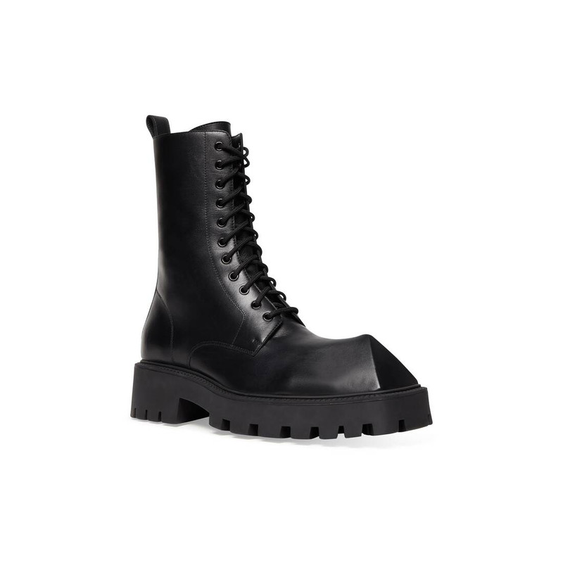 BALENCIAGA Men's Rhino 25mm Lace-up Boot  in Black outlook