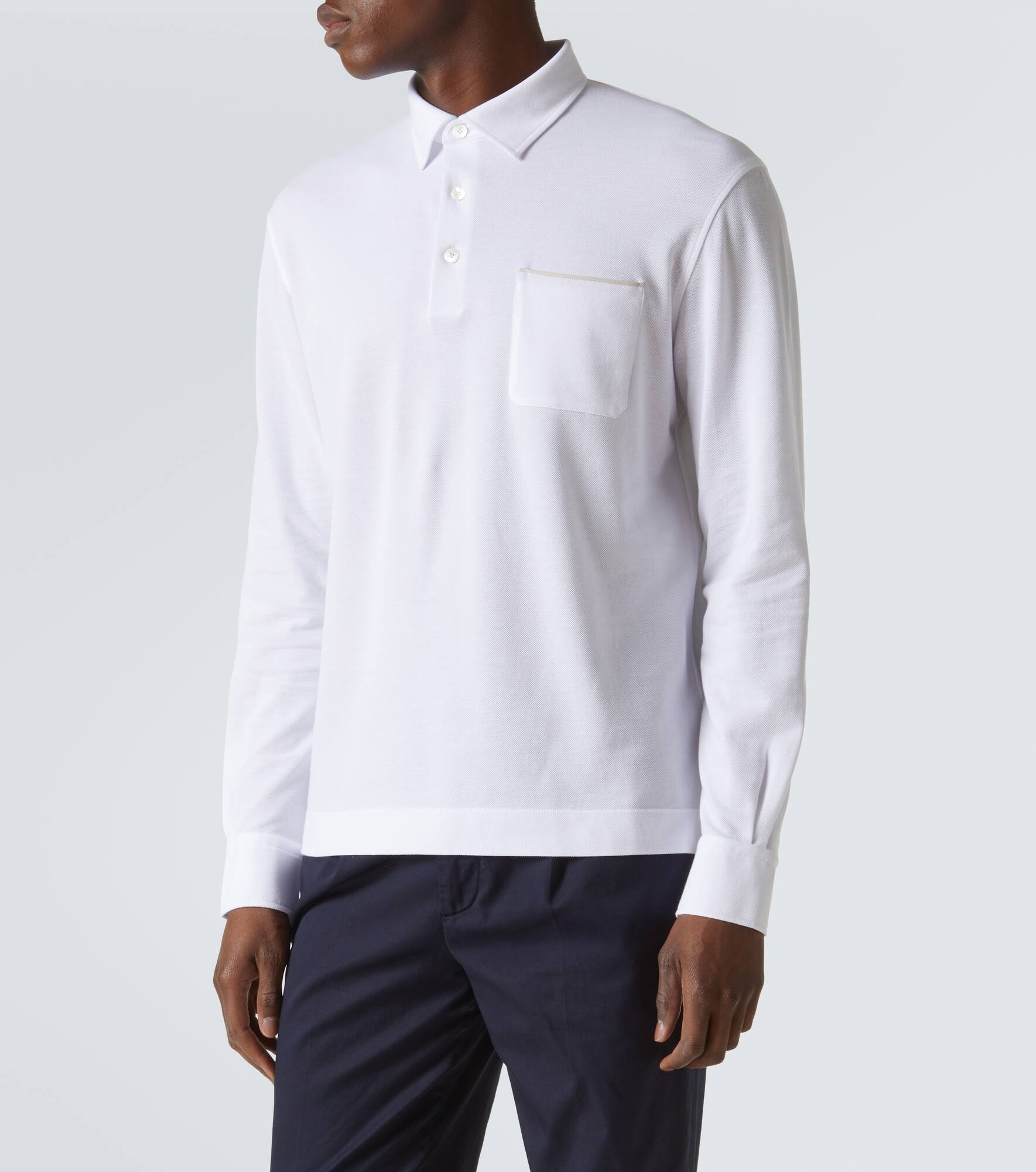 Logo cotton polo shirt - 3