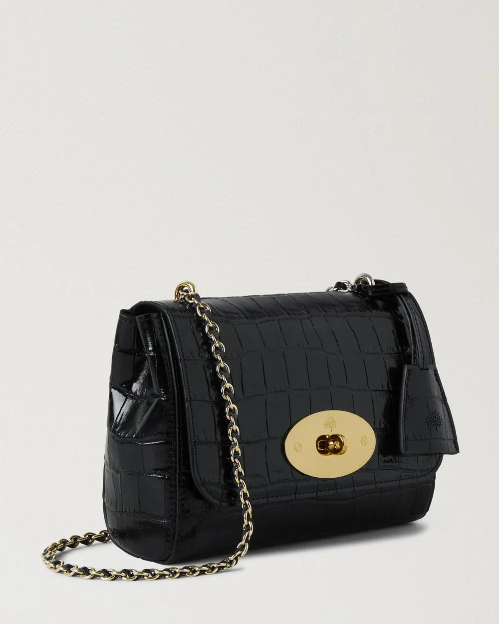 Lily Black Shiny Small Croc - 3