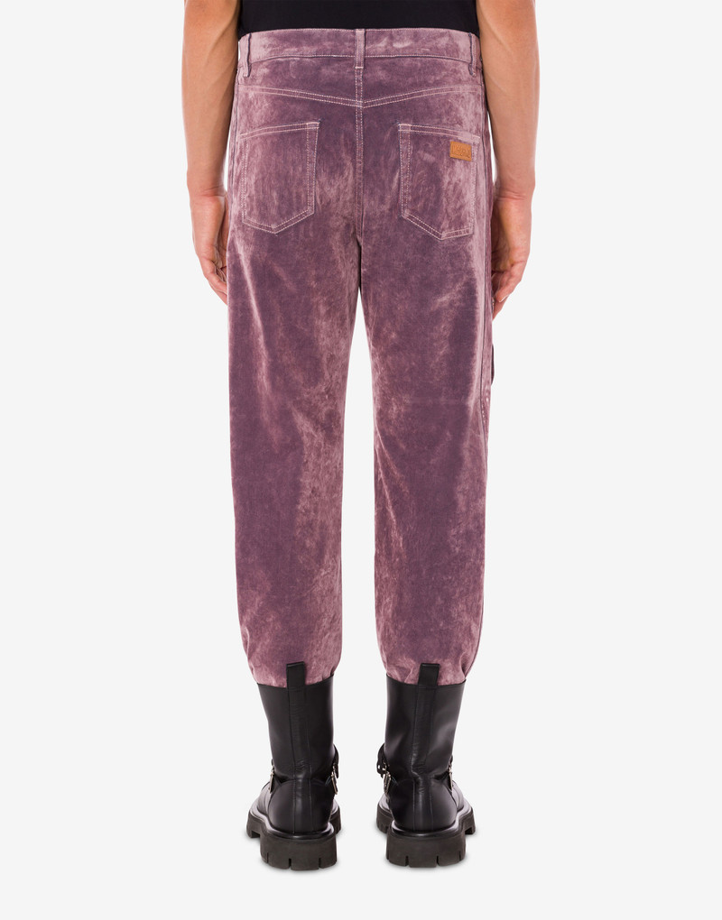 FLOCKED DENIM JEANS 3