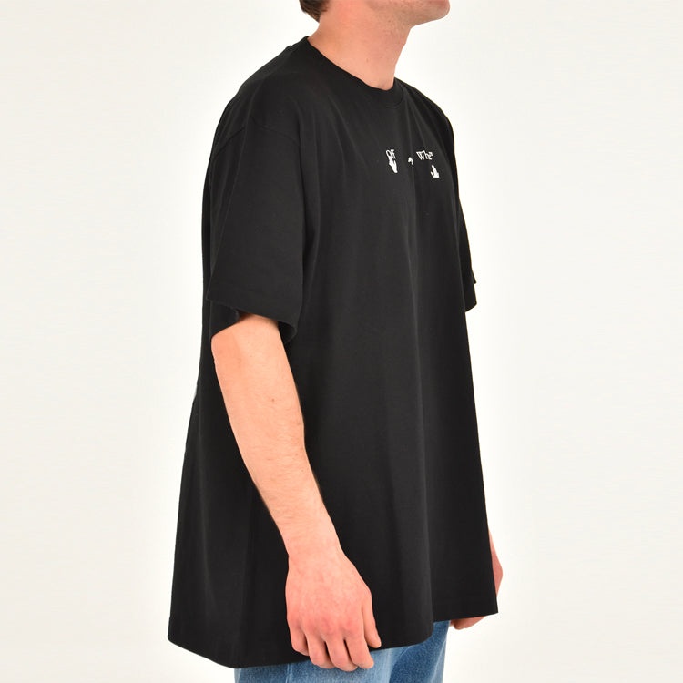 Off-White Red Marker Over Tee 'Black' OMAA038S21JER0021025 - 8